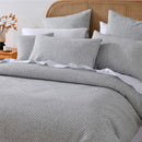 Bianca Pesaro Grey Polyester Cotton Quilt Cover Set King