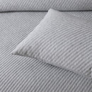 Bianca Pesaro Grey Polyester Cotton Quilt Cover Set Queen