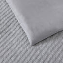 Bianca Pesaro Grey Polyester Cotton Quilt Cover Set Super King