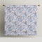 Accessorize 3 Pcs Rainbow Garden Blue Washed Cotton Comforter Set Queen