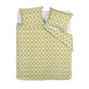 Bedding House Mae Green Seersucker Cotton Quilt Cover Set Queen
