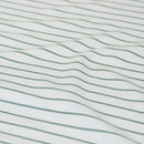 Ardor Frankie Sage Stripe Yarn Dyed Reversible Quilt Cover Set King