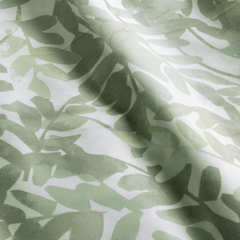 Ardor Solana Sage Watercolour Print Quilt Cover Set Queen