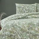 Ardor Solana Sage Watercolour Print Quilt Cover Set Queen