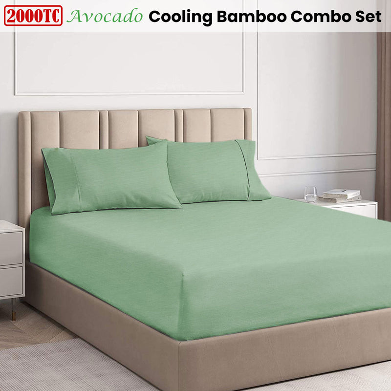 Ramesses Avocado 2000TC Cooling Bamboo Combo Set
