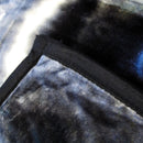 800GSM Luxury Reversible Animal Pattern Mink Blanket Queen 200 x 240 cm Wild Wolf