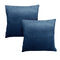 Alastairs Augusta Navy Pair of Flannel Fleece European Pillowcases