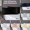 Pair of King Satin Silk Pillowcases with Envelope Closure 51 x 102 cm Ivory