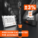 3Pc 1/4" Drive Click Torque Wrench Ratchet Socket Adaptor Extension WorkShop