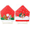 10x Christmas Chair Covers Dinner Table Santa Hat Snowman Home Décor Ornaments, Snowman (10 Chair Covers)