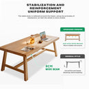 1.8M Solid Wood Dining Table Square Dining Table Dining Table Kitchen Furniture