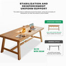 1.4M Solid Wood Dining Table Square Dining Table Dining Table Kitchen Furniture