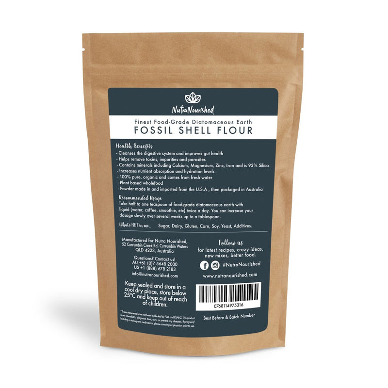 Good Gut Health and Faster Recovery with Fossil Shell Flour, Curcumin, and Electrolyte Powder