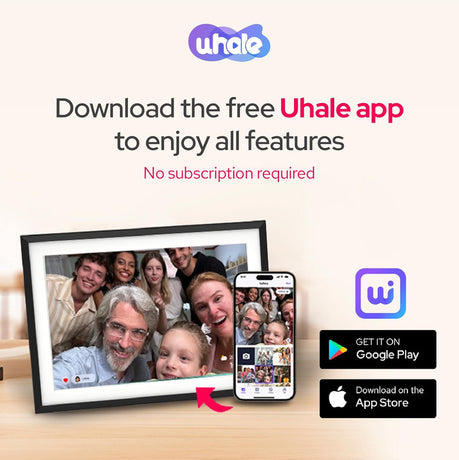 10.1 Inch Digital Picture Frame - 1280 * 800 HD WiFi Enabled with Load from Phone Capability, 32GB Memory Touch Screen Digital Photo Frame Display