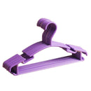 10pcs Small Plastic Clothes Hangers Mini Coat Hanger Set for Wardrobe Storage - Green