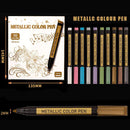 10Pcs/Set Waterproof Acrylic Paint Pens for Art on Metal Glass & Rock