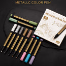 10Pcs/Set Waterproof Acrylic Paint Pens for Art on Metal Glass & Rock