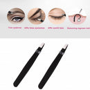 3PCS Stainless Steel Slanted Tip Eyebrow  Set for Facial Hair and Beauty Care