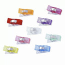 50Pcs Wonder Clips Craft Sewing Quilting Crochet Plastic Colourful Tool Diy Au - Clear (50PCS)