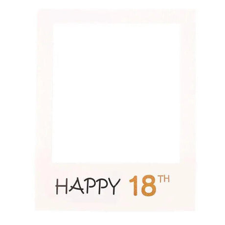 1Th 18Th-60Th Photo Booth Props Picture Frame Wedding Birthday Party Decoration - Happy 1ST