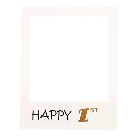1Th 18Th-60Th Photo Booth Props Picture Frame Wedding Birthday Party Decoration - Happy 21ST