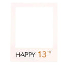 1Th 18Th-60Th Photo Booth Props Picture Frame Wedding Birthday Party Decoration - Happy 21ST