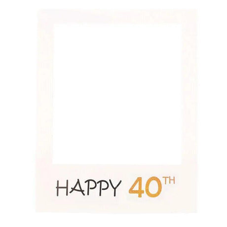 1Th 18Th-60Th Photo Booth Props Picture Frame Wedding Birthday Party Decoration - Happy 30TH
