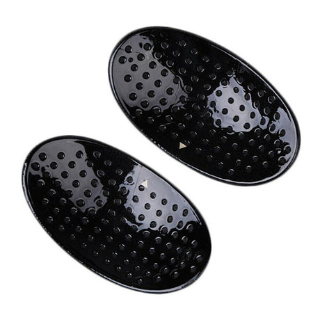 2Pcs Soft Anti-Slip Invisible Shoulder Pads Naturally Increased Silicone /Sponge - Beige (Sponge)