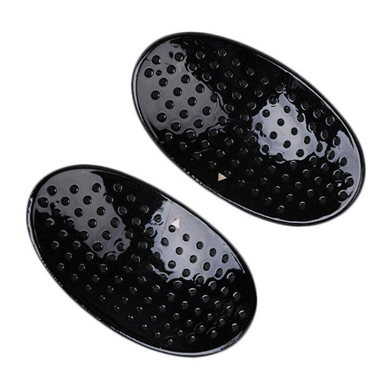 2Pcs Soft Anti-Slip Invisible Shoulder Pads Naturally Increased Silicone /Sponge - Beige (Sponge)