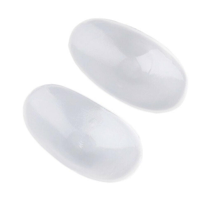 2Pcs Soft Anti-Slip Invisible Shoulder Pads Naturally Increased Silicone /Sponge - Beige (Sponge)