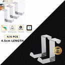 4X/6X Over Door Hooks Hanger Holder Stainless Steel Cabinet Organizer Clothes 4.5cm - 6 PCS
