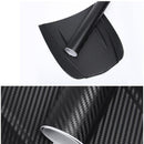 152x 30CM Car Vinyl Wrap Carbon Fiber Matt Satin Glossy Multi Color Car Tint Car Sticker - Glossy Black