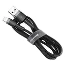 Baseus USB Charging Cable Data Charger Cord For iPhone 13 12 11 XS XR 8 7 iPad 2PCS 2M - Red+ Red 2PCS 2M