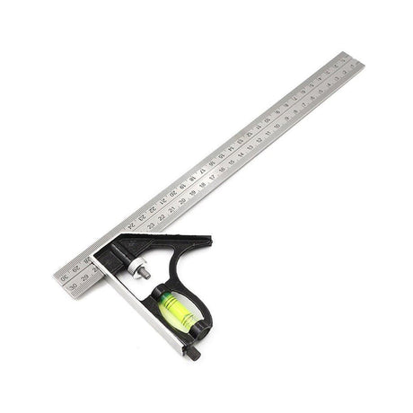 300mm Horizontal Movable Angle Ruler Adjustable Measuring Tool for Engineering