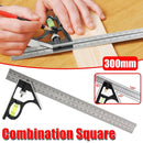 300mm Horizontal Movable Angle Ruler Adjustable Measuring Tool for Engineering