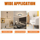 52PCS Galvanized Steel Wall Anchors Expansion Screws Self Tapping Bolts