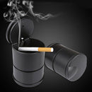 2Pcs Portable Auto Car Ashtray Truck Cigarette Smoke Ashtray Ash Cylinder Holder