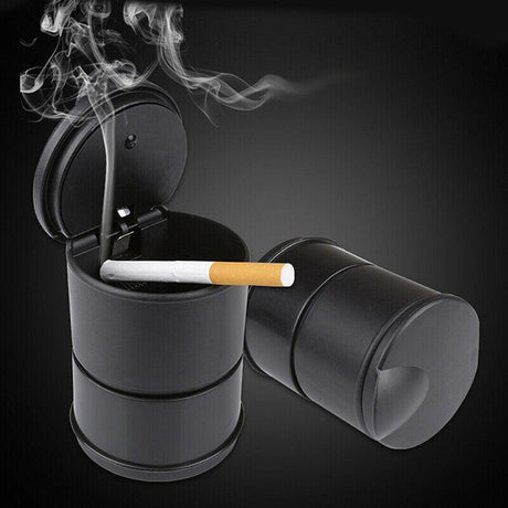 2Pcs Portable Auto Car Ashtray Truck Cigarette Smoke Ashtray Ash Cylinder Holder