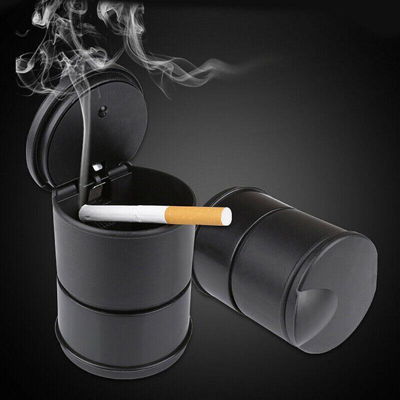 2Pcs Portable Auto Car Ashtray Truck Cigarette Smoke Ashtray Ash Cylinder Holder