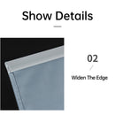 10 Pack Reusable Frosted PEVA Food Storage Bags Resealable Ziplock Freezer Safe - Grey