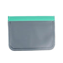 10 Pack Reusable Frosted PEVA Food Storage Bags Resealable Ziplock Freezer Safe - Orange