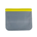 10 Pack Reusable Frosted PEVA Food Storage Bags Resealable Ziplock Freezer Safe - Orange