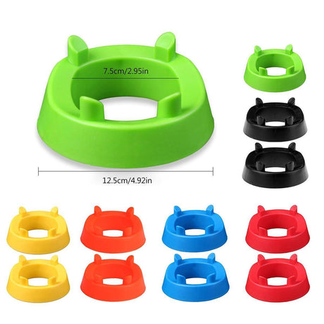 2PCS Football Basketball Volleyball Storage Stand Multi-Functional Ball Holder - Black