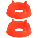 2PCS Football Basketball Volleyball Storage Stand Multi-Functional Ball Holder - Black