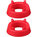 2PCS Football Basketball Volleyball Storage Stand Multi-Functional Ball Holder - Black