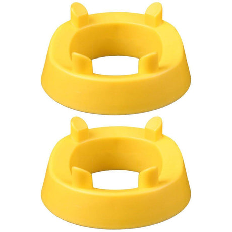 2PCS Football Basketball Volleyball Storage Stand Multi-Functional Ball Holder - Yellow