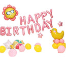 45-50 Pcs Happy Birthday 3D Unicorn Decoration Balloons Diy Decor Party Set - 05