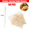 Bamboo Wooden Catering Paddle Skewers Disposable Finger Food Cocktail BBQ