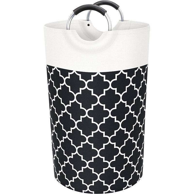 82L Large Capacity Laundry Basket for Dirty Clothes Toy Storage and Organizing - Black
