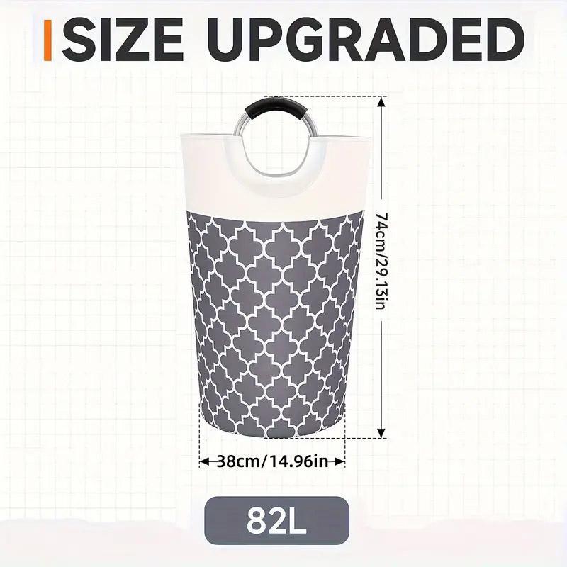 82L Large Capacity Laundry Basket for Dirty Clothes Toy Storage and Organizing - Red